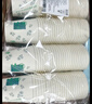 潔日邦一次性杯子230ml*100只環(huán)保加厚防燙水杯家用辦公商務(wù)野餐紙杯 曬單實(shí)拍圖