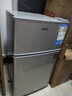 奧克斯小冰箱家用小型迷你冷藏冷凍兩用出租房宿舍用節能省電寢室辦公室電冰箱 【凈化去味】126銀色【高效保鮮 銅管速冷】22L 曬單實(shí)拍圖