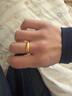 君始老鳳凰傳承古法素圈金戒指金包銀情侶對戒寬面開(kāi)口求婚戒七夕送禮 傳承古法 開(kāi)口 約3.0g 曬單實(shí)拍圖