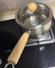 愛(ài)仕達奶鍋316L不銹鋼嬰兒寶寶輔食鍋小奶鍋加厚燃氣電磁通用NS18B17WG 曬單實(shí)拍圖