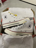 匡威（Converse）1970s 三星標經(jīng)典高幫鞋情侶運動(dòng)鞋學(xué)生鞋休閑帆布鞋男鞋女鞋 162056C 白高 36.5 /4 曬單實(shí)拍圖