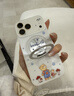 圣圖朗大視窗水晶鏡頭背帶熊適用iPhone17手機殼高級感卡通15女蘋(píng)果16ProMax磁吸旋轉支架13磨砂12防摔套 背帶熊-【珍珠白】3磁吸旋轉支架-自帶鏡頭膜 iPhone 17 pro max 曬單實(shí)拍圖