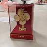 六福珠寶足金風(fēng)生水起金風(fēng)車(chē)元寶黃金擺件收藏工藝品開(kāi)業(yè)  HNA10092 金重0.20克 曬單實(shí)拍圖