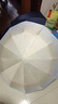 山山全自動(dòng)雨傘女晴雨兩用太陽(yáng)傘防曬紫外線(xiàn)加大加厚加固24骨【米色】 曬單實(shí)拍圖