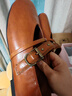 他她（TATA）女鞋2026春季羊皮淺口鞋子休閑氣質(zhì)粗跟瑪麗珍鞋XTT02AQ6 棕色（寬版） 37 曬單實(shí)拍圖