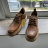 奧康馬丁靴男2026新款春季紅棕軟底百搭靴子時(shí)尚高幫板鞋休閑男士皮鞋 紅棕 41 曬單實(shí)拍圖