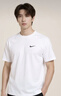 耐克(NIKE) 春夏男短袖T恤 速干透氣 運動(dòng)休閑 DV9816-100白L 曬單實(shí)拍圖
