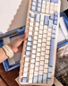 邁從（MCHOSE）K99 V3客制化機械鍵盤(pán)無(wú)線(xiàn)藍牙有線(xiàn)三模99鍵配列全鍵熱插拔電競游戲辦公筆記本ipad通用 K99 V3 晴空藍-琉光冰淇淋軸 曬單實(shí)拍圖