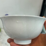 陶相惠景德鎮高白瓷米飯碗10只套裝家用湯碗釉下彩4.5英寸陶瓷高腳飯碗 曬單實(shí)拍圖