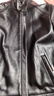 巴利（BALLY）男士時(shí)尚休閑皮衣夾克外套 6313326 黑色 L 曬單實(shí)拍圖