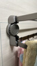 潛水艇槍灰太空鋁毛巾架免打孔衛生間置物架浴室架子吸盤(pán)浴巾架廁所 【槍灰】吸盤(pán)毛巾架60CM-強吸3.0 曬單實(shí)拍圖