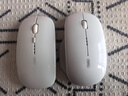 英菲克（INPHIC）M1二代無(wú)線(xiàn)藍牙鼠標可充電辦公輕音電量顯示便攜人體工學(xué)三模適用蘋(píng)果惠普華為筆記本電腦ipad通用 【100%右手選這個(gè)+側翼指托+光面】陶瓷白 曬單實(shí)拍圖