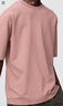 優(yōu)衣庫合作款男女裝涼感大師T AIRism寬松圓領(lǐng)T恤5分袖短袖482295 11 粉紅色 L 曬單實(shí)拍圖