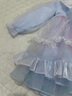 G.duck小黃鴨公主裙女童生日禮服春秋新款兒童連衣裙長(cháng)袖小女孩蓬蓬裙子 美樂(lè )蒂連衣裙 90 90碼建議80-90cm1歲半-2歲 曬單實(shí)拍圖