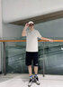 JASONWOOD翻領(lǐng)短袖T恤男士夏裝2026新款潮流修身商務(wù)休閑透氣POLO衫男 淺灰白 [官方正品] L 【120-135斤】[官方品牌] 曬單實(shí)拍圖
