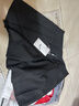 初語(yǔ)百褶裙褲休閑短褲女2025夏季新款百搭miu系a字闊腿褲子 黑色  L 曬單實(shí)拍圖