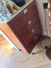曾幾實(shí)木斗柜抽屜柜五六斗柜中古風(fēng)客廳臥室餐邊柜儲物收納柜復古家具 四斗柜【600*910*380mm】 曬單實(shí)拍圖