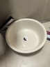 福愛(ài)家洗臉盆特大45cm洗菜盆塑料洗衣盆洗澡洗腳盆塑料臉盆泡腳盆1只裝 曬單實(shí)拍圖