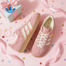 阿迪達斯（adidas）三葉草系列 女 GAZELLE INDOOR W 休閑鞋 JS1413 紫粉色  38 曬單實(shí)拍圖
