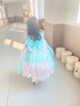 G.duck童裝洛麗塔公主裙女童連衣裙夏季美人魚(yú)裙子兒童蛋糕裙生日蓬蓬裙 單件裙子 110 尺碼4~5歲【100-110cm】 曬單實(shí)拍圖