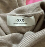 GXG男裝 高領(lǐng)基礎保暖毛衫雙色通勤內搭針織衫 灰色 175/L 曬單實(shí)拍圖