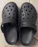 卡駱馳（CROCS）貝雅云彩女士洞洞鞋戶(hù)外休閑鞋|208186 黑色-001 38 (240mm) 曬單實(shí)拍圖