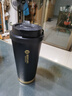 富光拾喜保溫杯咖啡杯男女士陶瓷內膽隨行杯學(xué)生吸管水杯子 黑色520ml 曬單實(shí)拍圖