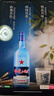 紅星二鍋頭 藍瓶綿柔8陳釀 清香型白酒 43度 750ml*6瓶 整箱裝口糧酒 曬單實(shí)拍圖