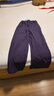 英氏（YEEHOO）兒童褲子男女童長(cháng)褲春季梭織褲防潑水運動(dòng)戶(hù)外束腳褲休閑中大童裝 充能軌道-葡萄紫 【防潑水】 160 曬單實(shí)拍圖