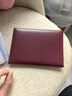 眾未戶(hù)口本皮套真皮戶(hù)口簿外套證件外殼通用厚皮外殼收納居民戶(hù)口本保護套加厚防水酒紅色（2插頁(yè)款） 曬單實(shí)拍圖