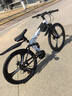 永久自行車(chē)成人山地車(chē)折疊變速碟剎雙減震軟尾學(xué)生山地車(chē)青少年單車(chē) 白色 一體輪【折疊雙減震】 26寸 24速【推薦160-180cm】 曬單實(shí)拍圖