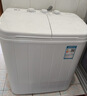 揚子5公斤半自動(dòng)洗衣機雙桶雙缸大容量家用宿舍租房用小型迷你脫水甩干母嬰內衣褲洗衣機 半自動(dòng)5公斤象牙白 曬單實(shí)拍圖