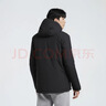 阿迪達斯（adidas）男 運動(dòng)型格系列 3S HOODED INS J 短棉服 JY8303 黑色  S  曬單實(shí)拍圖