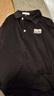 馬克華菲Polo衫男士短袖中國風(fēng)簡(jiǎn)約熊貓抑菌五分袖體恤涼感上衣 黑色 L 曬單實(shí)拍圖