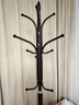沐含玥衣架落地 衣帽架掛衣架落地臥室掛衣服落地置物架子加粗加厚結實(shí) 曬單實(shí)拍圖