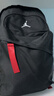 Jordan耐克AJ大童雙肩包學(xué)生初中生高中生書(shū)包大學(xué)生電腦包 正黑色 曬單實(shí)拍圖