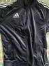 阿迪達斯（adidas）外套男女春季跑步運動(dòng)立領(lǐng)拉鏈夾克外套運動(dòng)服 黑/白 2XL 曬單實(shí)拍圖