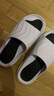 回力運動(dòng)拖鞋男浴室內戶(hù)外穿減震防滑厚底涼拖鞋HL3967白黑色42-43碼 曬單實(shí)拍圖