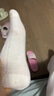 棉滿(mǎn)滿(mǎn)襪子女士中筒襪春秋季100%純棉抗菌防臭女生卡通小熊長(cháng)筒全棉6雙 曬單實(shí)拍圖