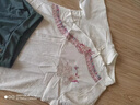 啄木鳥(niǎo)（TUCANO）薄款中國風(fēng)盤(pán)扣刺繡襯衣女秋季棉麻短袖上衣寬松亞麻復古文藝大碼 白色(精美繡花)旗艦款 M 建議85-105斤 曬單實(shí)拍圖