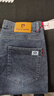 皮爾卡丹（pierre cardin）高端牛仔褲男春夏季寬松直筒休閑褲子男士彈力潮流男裝 藍灰色 32 曬單實(shí)拍圖