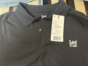 Lee標準版防曬紫外線(xiàn)刺繡logo涼感短袖男女同款情侶polo衫休閑潮 曬單實(shí)拍圖