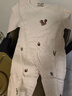 乖奇熊嬰兒衣服純棉連體衣春秋季睡衣無(wú)骨居家服男女寶寶哈衣爬服春裝 曬單實(shí)拍圖