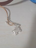 足銀999描金平安無(wú)事牌吊墜刻字實(shí)心百福純銀男女情侶項鏈送女友 琺瑯彩生肖馬吊墜丨證書(shū)+禮盒 曬單實(shí)拍圖
