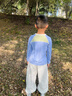 KocotreeKK樹(shù)兒童速干衣男童女孩春夏季T恤寶寶防曬長(cháng)袖上衣戶(hù)外運動(dòng)訓練 淺月紫 130 曬單實(shí)拍圖