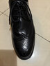 百麗男鞋通勤商務(wù)正裝皮鞋牛皮真皮鞋A0917 黑色-內增高5.5cm 38 曬單實(shí)拍圖