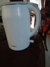 美的（Midea）電熱水壺養生母嬰級316L內膽雙層無(wú)縫一體家用燒水壺1.7L大容量自動(dòng)智能斷電泡茶 SH17M301PRO 曬單實(shí)拍圖