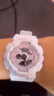 卡西歐（CASIO） 女手表GSHOCK/BABY-G獨角獸淡粉中性潮流時(shí)尚防水運動(dòng)學(xué)生電子表 BA-110FH-2APR甜酷幻彩藍-新上市 曬單實(shí)拍圖