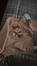 Teenie Weenie Kids小熊童裝25年女寶寶可愛(ài)風(fēng)套頭長(cháng)袖衛衣 粉色 110 cm 曬單實(shí)拍圖