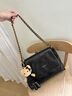 GIEVSZHE女包2026新款包包輕奢侈女士單肩腋下鏈條包情人節生日禮物送老婆 黑色 禮盒裝 曬單實(shí)拍圖